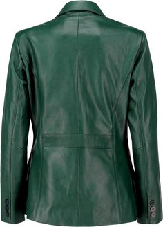 Made of 100% lambskin leather, this Women's Brown Leather Long Sleeve Jacket is designed to provide warmth, style, and protection. With its silky touch, classic color, and slim fit, you will look effortlessly stylish and feminine. Perfect for a night out or a day at the office. 100% Real Leather Dry Clean Button Closure Made with Real Lambskin Napa Leather. This Womens Leather Jacket has Notched Lapel Collar, Coat Sleeves, 2-Buttons front closure and 2-Flapped pockets on the waist area. Brand Si Lapel Collar Coat, Womens Leather Jacket, Winter Knit Hats, Collar Coat, Long Sleeve Jacket, Women Hunters, Sleeve Jacket, Long Sleeves Jacket, Leather Jackets Women