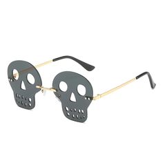 Upgrade your style with these Skull Shape Rimless Sunglasses. Complete with an irregular rimless shape and trendy design, these fashionable sunglasses are the perfect accessory to add a fun and stylish flair to any look. With their high quality material and unique design, you'll be the envy of everyone. Colors: Black, Pink, Yellow, Red DETAILS UVRAY Protection Standard Size fit One size fit all Shape: Skull Shape Style: Halloween, Cosplay style, Men & Women Skull Sunglasses, Holiday Sunglasses, Men Prom, Funny Glasses, Skull Clothing, Shaped Sunglasses, Plastic Sunglasses, Skull Decor, Shades Sunglasses