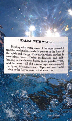 #healing #healthyhabits #water #peace #affirmations #happy Power Of Water, Catherine Paiz, Divine Feminine Spirituality, Energy Healing Spirituality, A Course In Miracles, Foto Ideas Instagram, Shadow Work, Mental And Emotional Health