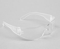 Project Source safety glasses protects the eyes from particles, airborne debris and most commonly encountered eye hazards, great coverage and optimal field of vision ideal for indoor projects. Impact and scratch-resistant lenses absorb UV lightdy15:11 Project Source 6 Pack Clear Anti-scratch Plastic Safety Glasses in White | 54328 Safety Glasses, Eye Glass, Safety Equipment, Light Project, Uv Light, Eye Protection, 6 Packs, 6 Pack, The Eye