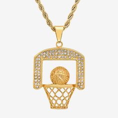 Features: Hypoallergenic, Quick ShipJewelry Closure: Lobster ClaspLink Construction: SolidMetal Color: YellowChain Length: 24 InchChain Width: 40 MillimetersPendant Length: 2.1mmPendant Width: 1.6mmChain Construction: RopeCare: Wipe CleanMetal: 18k Gold Over Stainless SteelNecklace Type: Pendant NecklacesCountry of Origin: Imported Rose Gold Jewelry With Rope Chain For Gift, Metal Jewelry With Round Rope Chain, Metal Jewelry With Rope Chain And Round Shape, Round Metal Jewelry With Rope Chain, Rose Gold Rope Chain Necklace Gift, Metal Rope Chain Necklace As Gift, Yellow Gold Stainless Steel Rope Chain Necklace, Stainless Steel Rope Chain Jewelry With Round Pendant, Stainless Steel Rope Chain Necklace Gift