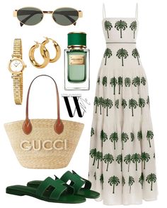 Green Beach Outfit, Old Money Vintage, Money Vintage, Outfit Modest, Luxury Lifestyle Fashion, Green Beach, Stylish Summer Outfits, Mob Wife, Vintage Outfit