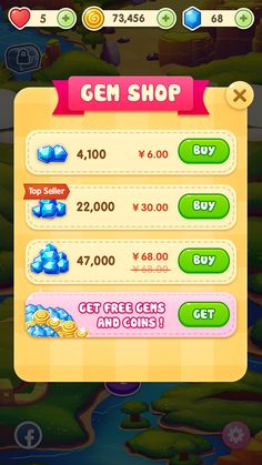 the game screen shows how many items can be purchased