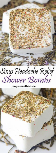 Made with pure essential oils these sinus headache relief shower bombs will give you a natural relief to that aching headache Sinus Headache Relief, Shower Melts, Sinus Headache, Sinus Relief, Bombe Recipe, Bath Bomb Recipes, Headache Relief, Homemade Bath Products, Homemade Beauty