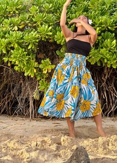 This Pa'u skirt is artfully handcrafted in Hawaii. These pa'u skirts--hula skirts--are performance grade and made for grace and flow as well as comfort. Made in Hawaii Length: 31 inches or 78.75 cm Adjustable Waist Size: Up to 60 inches or 152.4 cm 4 elastic bands Single layered for great flow More Made in Hawaii items: https://www.etsy.com/shop/NinthIsle?ref=search_shop_redirect Multicolor Maxi Skirt With Elastic Waistband For The Beach, Multicolor Lined Skirt For Beach Season, Multicolor Beachwear Skirt For Beach Party, Beachwear Multicolor Skirt For Beach Party, Hawaiian Skirts, Bohemian Skirt With Tropical Print For Vacation, Summer Skirt With Tropical Print For Vacation, Multicolor Gathered Skirt For Vacation, Multicolor Floral Print Skirt For Beach Season