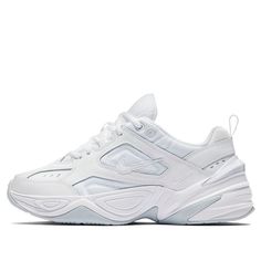 Searching for women's sportswear that brings style and comfort together? Get yours now here at Kickscrew no matter you are going to hit the gym or the streets!\n M2k Tekno White, Nike M2k Tekno White, White Chunky Sneakers, Nike M2k, Adidas Spezial, Dad Shoes, Nike Sneakers Women, Nike Air Max Plus, Nike Womens