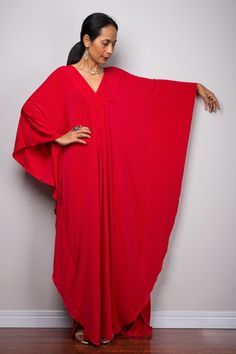 Red Kaftan Dress Kimono Caftan Dress Red Dress Women Red - Etsy Red Kaftan Dress, Red V-neck Free Size Kaftan, Festive Red Embroidered Maxi Dress, Elegant Red V-neck Kaftan, Festive Red V-neck Maxi Dress, Red Maxi Length Kaftan For Wedding, Red V-neck Kaftan For Party, Free Size V-neck Dress, Elegant Free Size Dress For Festive Season