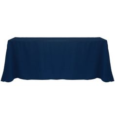 90 x 156 Inch Polyester Tablecloths are used as floor length drapes on 30 x 96 inch banquet tables, considered standard 8 foot banquet tables used for buffet or dinner servings. These solid linen tablecloths are wrinkle and stain resistant and feature a seamless design with serged edges. Because these fabric table cloths are made of durable polyester, they are machine washable and can be used countless times. The Navy Blue 90 x 156 Inch Rectangular Polyester Tablecloths with Rounded Corners are Cheap Tablecloths, Wedding Restaurant, Oval Tablecloth, Deep Royal Blue, Fabric Table, Rectangle Tablecloth, Tabletop Accessories, Banquet Tables, Tablecloth Fabric