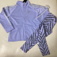 New 2 Pieces Included Long Sleeve Sports Sets For Fall, Fall Long Sleeve Sports Sets, Adidas Sports Set With Long Sleeve, Purple Long Sleeve Sets For Winter, Purple Long Sleeve Sets For Fall, Adidas Long Sleeve Playwear Sets, Adidas Fitted Winter Sets, Adidas Fitted Long Sleeve Sets, Adidas Winter Sets With Long Sleeve