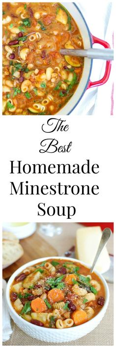 the best homemade minestone soup recipe