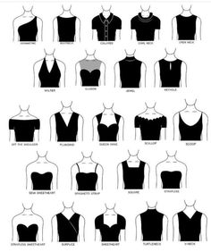 the different types of women's tops