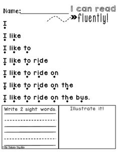 a printable worksheet for reading the words i can read, do you see?