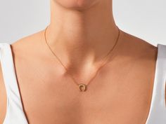 More than just jewelry, it's a symbol of hope. The Horseshoe Necklace in 14k Solid Gold is a reminder to embrace good fortune and positive vibes. It's a treasured addition to your collection or a meaningful gift for someone special. FEATURES• Made to Order• Gold Kt: 14k Solid Gold, 18k Solid Gold• Gold Color: Rose Gold, Yellow Gold, White Gold• Available Length Range: 14 Inches - 20 Inches (Custom lengths are also available upon contact)• Available Gemstone: Diamond• Diamond Cut: Round• Diamond Everyday Gold Horseshoe Necklace, Elegant Horseshoe Necklace For Everyday, Classic Yellow Gold Horseshoe Jewelry, Elegant Yellow Gold Horseshoe Necklace, 14-karat Yellow Gold Horseshoe Jewelry, Horseshoe Pendant, Horseshoe Necklace, Classic Wedding Band, Rutilated Quartz Ring