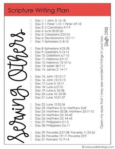 a printable bible study plan with the words, happy new year's day