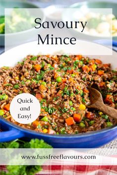 Bowl of Mince in a pot Minced Beef Recipes Easy, Savoury Mince, Minced Beef Recipes, Minced Meat Recipe, Healthy Beef Recipes, Mince Recipes, Dinner Healthy, Dinner Easy