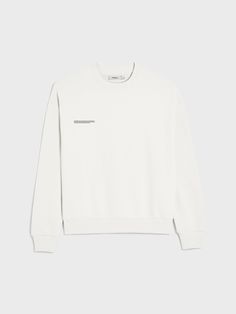 365 Sweatshirt—off-white – PANGAIA The 4 Seasons, Eco Clothing, Water System, Peppermint Oil, Sweatshirt White, 4 Seasons, Off White Color, Sustainable Fabrics, 365 Days