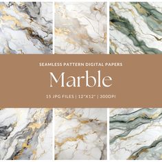 marble textures for photoshopped with gold and grey colors, including the words marble