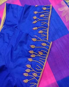 #weddingblouse #customizedtassels #indianbridal #indianwedding #sareeembroidery #tassels #southindianbridal #receptionblouse #southindianwedding #tamilbride #tamilwedding #bridaldesigner #silverzari #southindianbride #silksarees #bridal #blousetassels #telugubride #threadwork Trendy Neck Designs For Kurtis, Trendy Neck Designs, Neck Designs For Kurtis, Designs For Kurtis, Aari Design, Kutch Work Designs, Maggam Work Blouse, Cotton Blouse Design