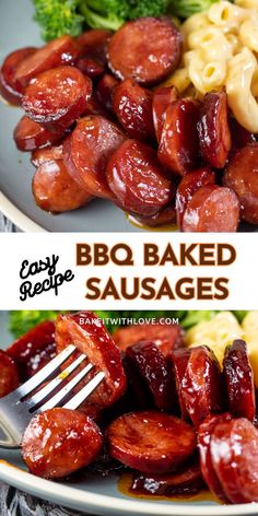 Baked BBQ Sausage Easy Weeknight Dinners Aldi, Dinner Recipes Kilbasa, Easy Aldi Dinners, Baked Easy Recipes, Aldi Dinner Ideas, Aldi Meals, Sausage Recipes For Dinner, Smoked Sausage Recipes, Bbq Sausage