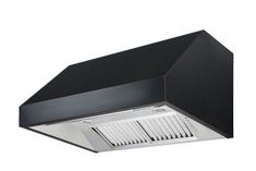 an image of a black hood with white exhaust fans on the top and side panels