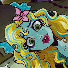 Monster High Comic Art, Monster High Comic Pfp, Monster High Comic Icons, Lagoona Blue Comic, Monster High Aesthetic Pfp, Monster High Widget, Monster High Comic, Monster High Lagoona, Anime Disney