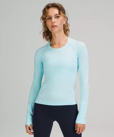 Swiftly Tech Long-Sleeve Shirt 2.0 *Race Length | Women's Long Sleeve Shirts | lululemon Lululemon Long Sleeve Shirts, Lululemon Swiftly Tech Long Sleeve, Swiftly Tech Long Sleeve, Lululemon Shirt, Lululemon Long Sleeve, Lululemon Outfits, Lululemon Swiftly Tech, Garment Fabric, Swiftly Tech