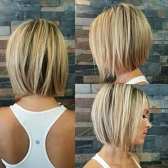 Medium Length Bobs, Popular Short Hairstyles, Trendy Short Haircuts, Midlength Haircuts, Layered Haircut, Short Bob Haircuts, Penteado Cabelo Curto, Short Blonde