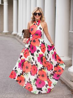 Poppy Print Dress, Krystin Lee, Fancy Lady, Closet Addition, Sunglasses Ray Ban, Clare Vivier, Julie Vos, Poppy Print