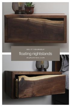 floating nightstands are the perfect addition to any space in your home, and they're