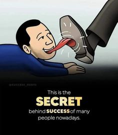 a man laying on the ground with his mouth open and tongue out, saying that this is the secret behind success for many people now