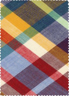 a multicolored checkered pattern on fabric