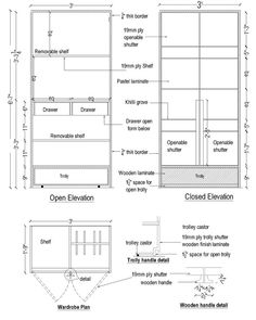 the diagram shows how to install an open window and what to use it for storage