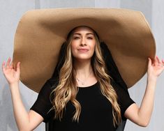 "Black Sunhat, Giant Brim Hat, 12 Inch Brim Straw Hat, Extra Wide Brim Hat, Summer Hat For Women, Giant Sunhat, Gift For Women Giant 12 inch brim Sunhat, sewn from toyo straw. ` Fits up to size 22.5 inches head circumference, with an inside drawstring to adjust the size. A silk/rayon chiffon scarf is included, serving as ties to keep this giant hat on your head! Or leave untied and let them hang loose. You can also buy the hat without grommets and scarf. The hat weighs 1.6 pounds, so it is a bit Beach Sun Hat For Kentucky Derby, Kentucky Derby Beach Cap Sun Hat, Black Sunhat, Wide Brim Hat Summer, Far Rockaway, Summer Hats For Women, Purple Hats, Hat Summer, Hang Loose