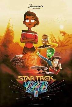 the poster for star trek flower wars ii