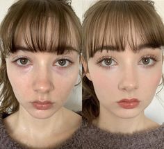 Cute Look Makeup, Cute Makeup Without Lashes, Doll Makeup Natural, Only Mascara Makeup Look, Bottom Lashes Mascara, Cute Casual Makeup, Makeup With No Lashes, Makeup For Baby Face, No Lash Makeup