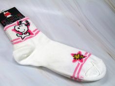 Women's soft knit low cut socks - 9-11 - NEW BUT NEAR MINT (soiled in a few areas/should wash out) Snoopy Collectibles, Camp Snoopy, Low Cut Socks, Athletic Socks, Bobble Head, Soft Knits, Low Cut, Purse Wallet, Snoopy