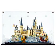 LEGO 76419 - 3mm thick Custom Acrylic Display Case for Hogwarts Castle and Grounds (9.5h x 15w x 11.5d) by Display Geek Flying Box 3mm thick dust and dirt protection Lego Display Case, Lego Videos, Lego Display, Custom Countertops, Hogwarts Castle, Acrylic Display Case, Lego Pieces, Lego Harry Potter, Lego Models