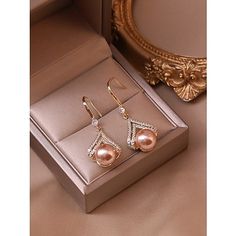 Gender:Women's; Gemstone:Pearl; Quantity:1 Pair; Theme:Precious; Shape:Geometric; Style:Stylish,Cute; Width of Earrings:-; Jewelry Type:Fine Jewelry,Stud Earrings; Occasion:Gift,Festival; Material:Chrome; Length of Earrings:-; Design:Classic; Features:Cool,Lovely; Front page:WE; Listing Date:11/21/2023 Jewelry Rose Gold, Wedding Party Accessories, Jewelry Classic, Cheap Earrings, Stylish Earrings, Earrings Design, Shape Geometric, Wedding Party Jewelry, Stylish Earring