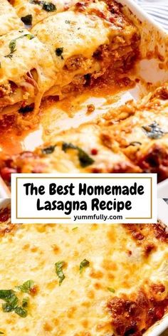 the best homemade lasagna recipe ever