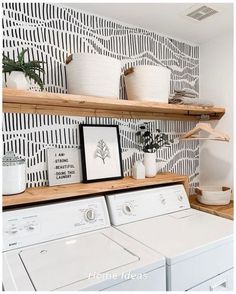 You can turn the smallest laundry room functional. Look at some small laundry room organization ideas that can make a significant difference! #laundry #organization Laundry Closet Organization, Small Laundry Space, Pantry Laundry Room, Small Laundry Room Organization, Closet Organization Ideas, Laundry Room Wallpaper, Laundry Space, Laundry Room Closet, Laundry Room Renovation