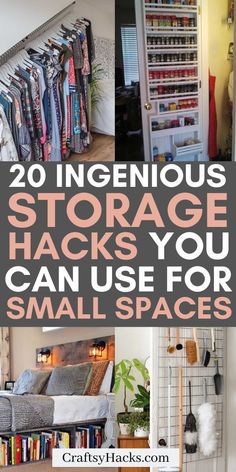 the top 20 ingenious storage hacks you can use for small spaces in your home