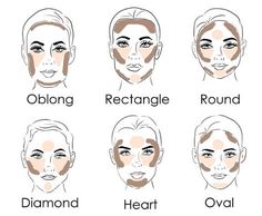 Face Shape Contour, Oval Face Makeup, How To Apply Bronzer, Face Contouring Makeup, Round Face Makeup, Bronzer Makeup, Learn Makeup, Diamond Face Shape, Face Makeup Tips