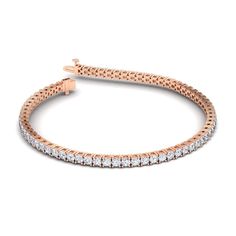 The multi-shaped diamond tennis bracelet is handcrafted in 14K or 18K yellow, rose, or white gold, and round, brilliant-cut white lab grown diamonds. A beautiful bracelet with timeless appeal that can be worn anywhere. It makes the perfect gift for yourself or someone you love, because diamonds are always forever. 14K or 18K gold 3 ct diamonds (7 inch length, varies with length of bracelet) 79 white diamonds (7 inch length, varies with length of bracelet) 8.54 grams gold D-E-F color diamonds lab grown Diamond clarity is VVS-VS Secure insert clasp with link for safety, diamonds continuous on clasp Available in Yellow Gold, Rose Gold and White Gold Made with love in Los Angeles Complimentary gift wrapping provided 3 carats. Can be custom made to your personal design. Most custom medium tenni Rose Gold Diamond Tennis Bracelet With Prong Setting, Rose Gold Diamond Tennis Bracelet Brilliant Cut, Rose Gold Tennis Bracelet With Diamond Accents, Rose Gold Diamond Bracelet With Brilliant Cut, Rose Gold Brilliant Cut Diamond Bracelet, Rose Gold Tennis Bracelet With Vvs Clarity, Rose Gold Diamond Tennis Bracelet With Round Cut, Rose Gold Diamond Round Cut Tennis Bracelet, Rose Gold Round Cut Diamond Tennis Bracelet