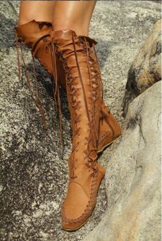 Over Knee High Boots, Winter Flats, Cosplay Boots, Moccasin Boots, Lace Up Flats, Long Boots, Thick Heels, Flat Boots