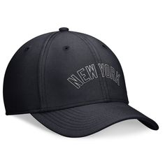 Top off any fan look with this New York Yankees Evergreen hat. Crafted by Nike, it features bold graphics across the front and a flex design for all-day comfort. The Dri-FIT fabric wicks away moisture, perfect for when the on-field New York Yankees action heats up. Structured fit Mid Crown Officially licensed Material: 98% Polyester/2% Spandex Stretch fit Imported Curved bill Dri-FIT technology wicks away moisture Wipe clean with a damp cloth Brand: Nike Embroidered graphics Six panels with eyel Nike Adjustable Dad Hat With Curved Brim, Nike Snapback Hat With Curved Visor, Nike Adjustable Snapback Hat With Curved Visor, Nike Dad Hat With Curved Brim, Nike Curved Brim Baseball Cap For Streetwear, Nike Streetwear Baseball Cap, Nike Cap For Streetwear, Nike Adjustable Dad Hat For Streetwear, Nike Curved Brim Baseball Cap For Sports