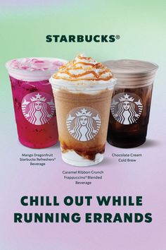 starbucks coffee drinks with different flavors