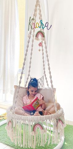 This Swings item by Ostringsattached has 966 favorites from Etsy shoppers. Ships from India. Listed on Sep 14, 2023 Room Hanging Chair, Boho Baby Bedding, Kids Hanging Chair, Bedroom Swing, Room Swing, Kids Hammock, Old Room, Big Girl Rooms