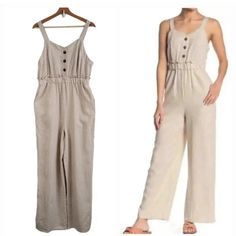 Questions? Leave A Comment Below! Chic Fitted Jumpsuits And Rompers With Bib Front, Fitted Bib Front Jumpsuits And Rompers For Summer, Beige Sleeveless Fitted Jumpsuits And Rompers, Sleeveless Beige Jumpsuits And Rompers For Summer, Beige Sleeveless Jumpsuits And Rompers For Vacation, Fitted Sleeveless Overalls For Loungewear, Fitted Sleeveless Overalls For Day Out, Casual Sleeveless Beige Overalls, Beige Sleeveless Casual Overalls