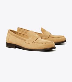 Classic Loafer: Women's Designer Flats | Tory Burch Designer Flats, Footwear Design Women, Ballet Flat Shoes, Tory Burch Shoes, Soft Suede, Ballet Flats, Me Too Shoes, Calf Leather, Designer Shoes