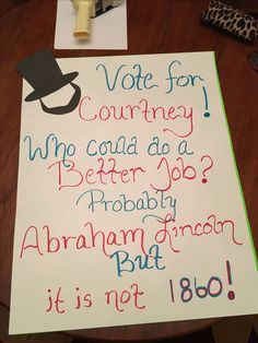 Student Government Poster Idea! ~ Abraham Lincoln Student Government Posters, Students Council, Stuco Ideas, Student Council Campaign Posters, Student Council Campaign, Student Government, Poster Idea, Science Club, Campaign Posters